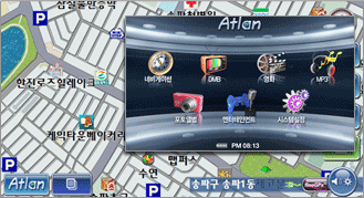 전자지도의 혁명 Atlan1.0 화면